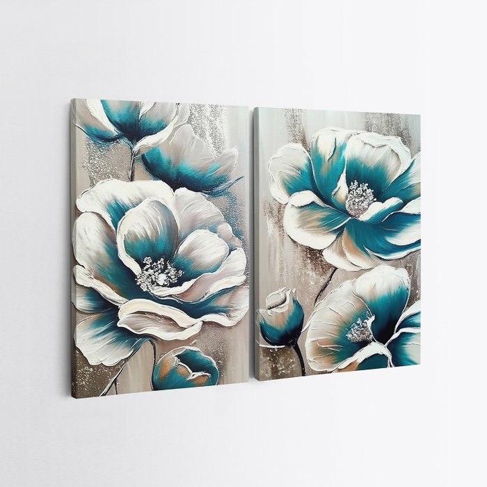 Wallity Cuadros Decorativos sobre Lienzo (2 Piezas) 50 x 70 cm